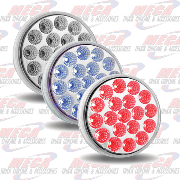 LED 4'' DUAL REVOLUTION RED/BLUE