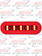 LED OVAL HALO LIGHT RED & CLEAR RED