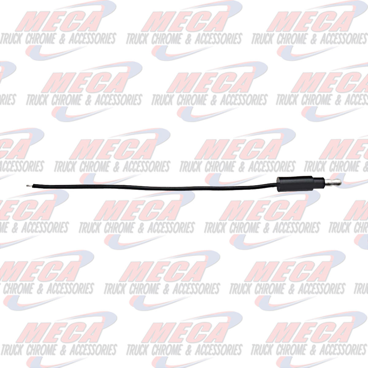 PLUG SINGLE PIN MALE - BLACK, PACK OF 10