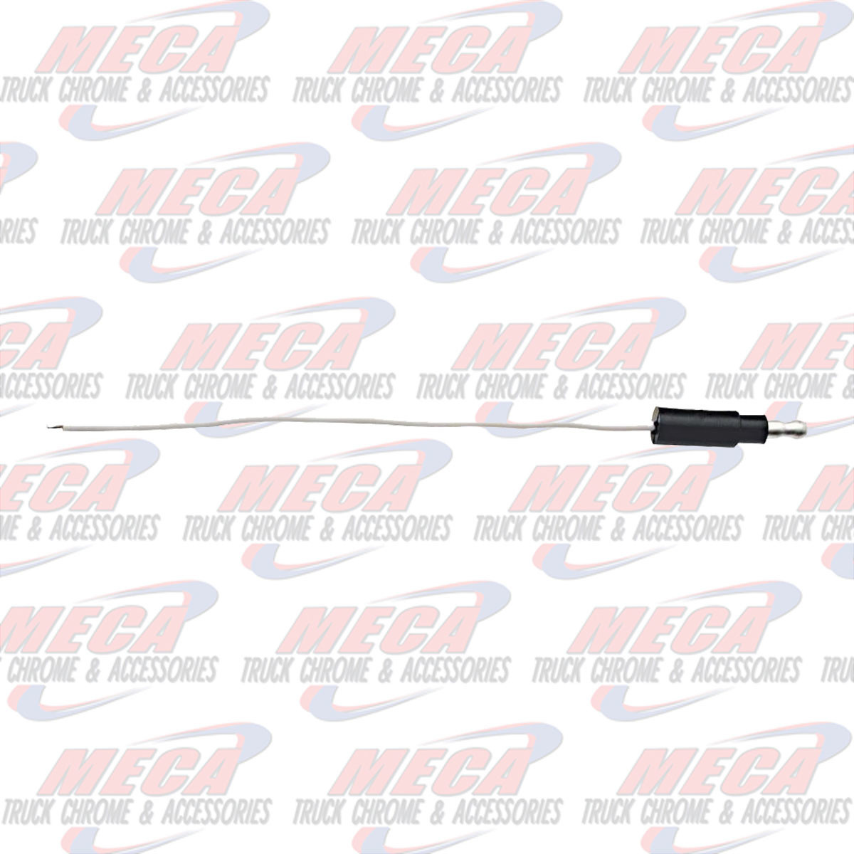 PLUG SINGLE PIN MALE - WHITE