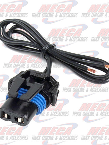 SOCKET,HARNESS, HEADLAMP, 2 PRONG, HI BEAM, FOR