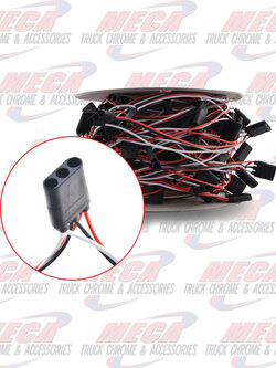 *** Use T612 *** WIRE HARNESS W/TRIPPLE GEN LT PLUGS 8" SPACING - 131  PLUGS