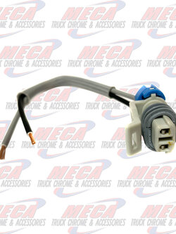 PLUG CONNECTOR FLAT 2 PIN BLUE/GRAY - This plug is larger than LPG6887