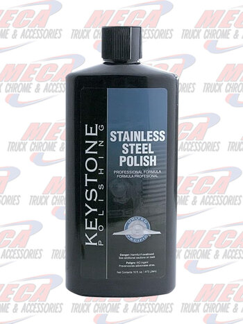 *** Discontinued *** (BULK) 16 OZ. KEYSTONE STAINLESS STEEL POLISH