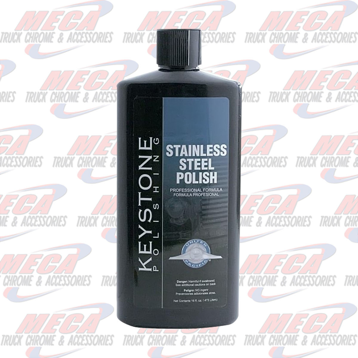 *** Discontinued *** (BULK) 16 OZ. KEYSTONE STAINLESS STEEL POLISH