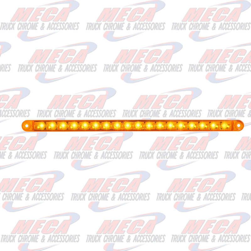 12" PEARL AMBER/AMBER 18LED LIGHT BAR, 3 WIRES