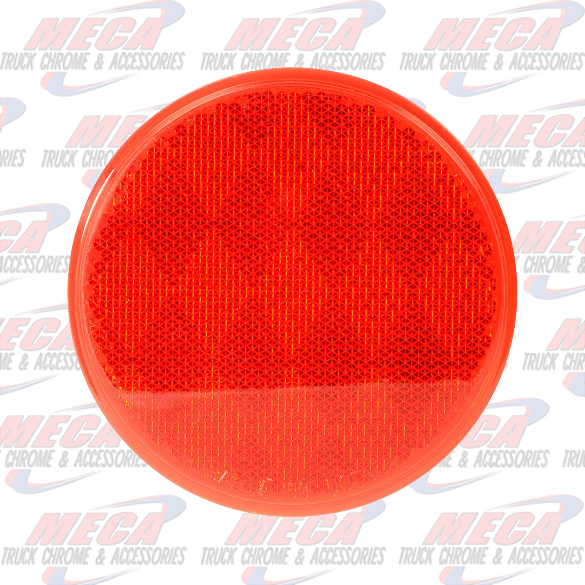 3" RED REFLECTOR W/ ADHESIVE TAPE