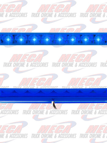 6-1/2" PEARL BLUE/BLUE 8LED LIGHT BAR, 3 WIRES