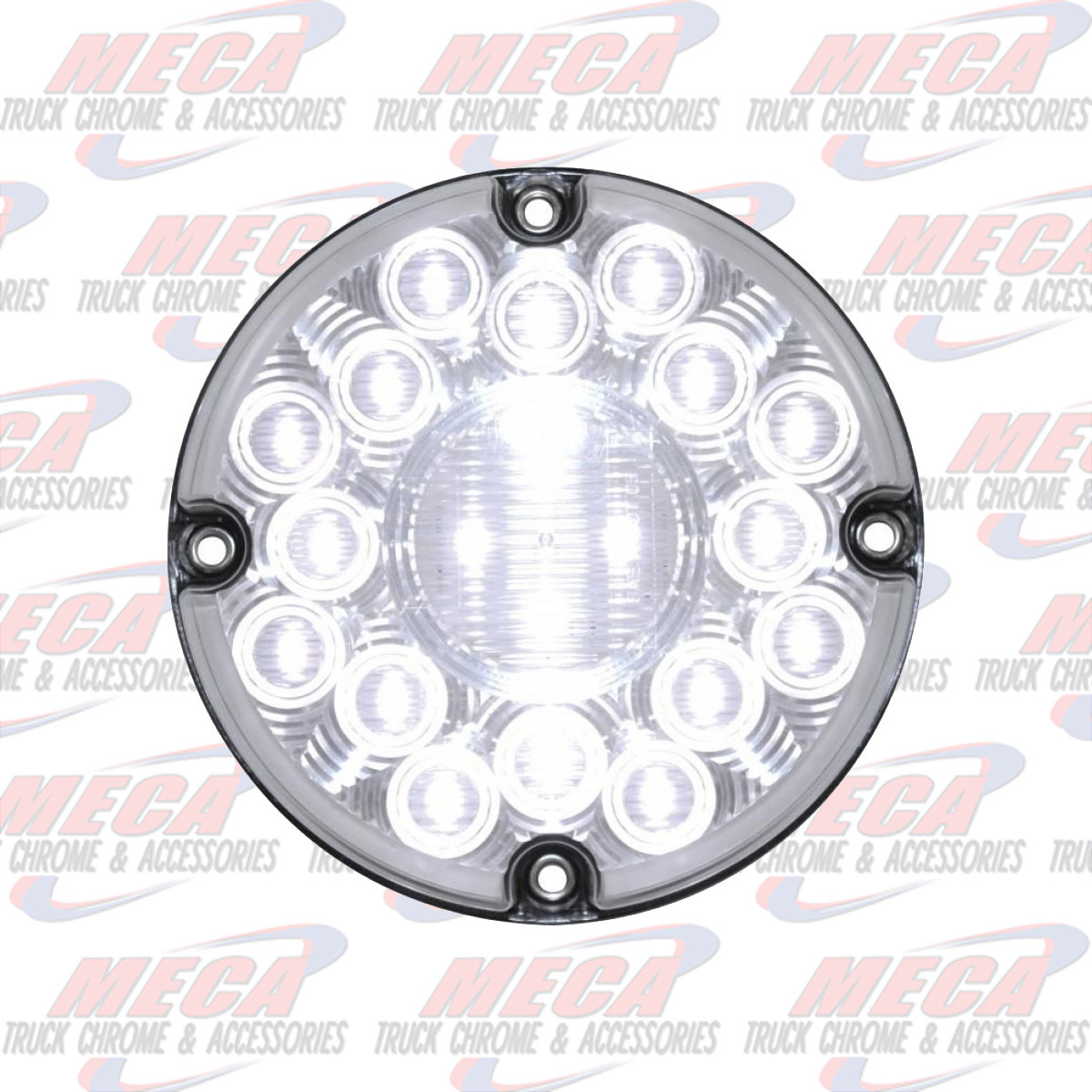 7" LED LIGHT FOR BUSES WHITE FOR BACK UP