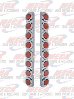UNITED PACIFIC AIR CLEANER LGT PANEL PB 379 REAR W/ 16-2" RED LED