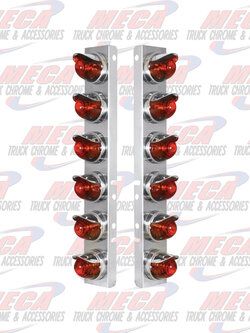 AIR CLEANER LGTS GLASS W/VISOR SS