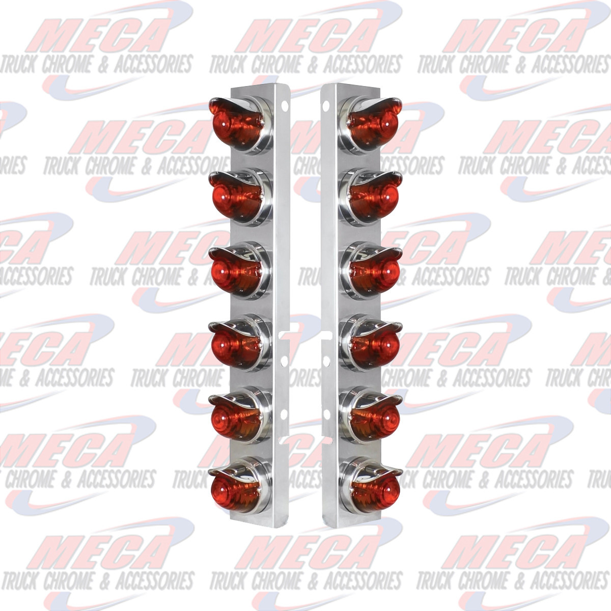 AIR CLEANER LGTS GLASS W/VISOR SS