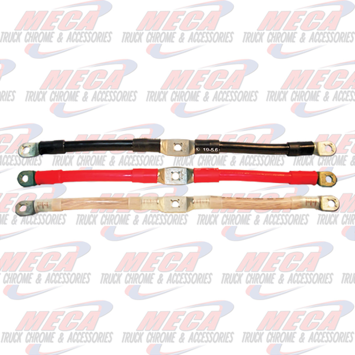 BATTERY JUMPER RED W/ 3 TERMINALS