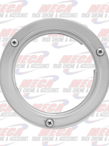 S.S. FLANGE MOUNT BEZEL FOR 4" MEGA-10, SPYDER LEDs ONLY