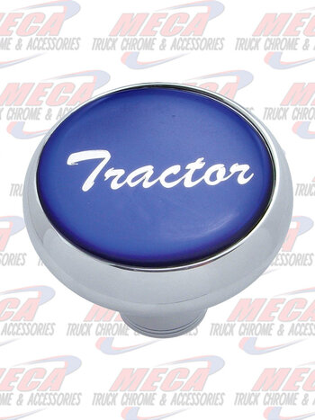 BRAKE KNOB TRACTOR DELUXE W/ BLUE GLOSSY STICKER