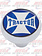 BRAKE KNOB TRACTOR W/ STICKER BLUE MALTESE CROSS