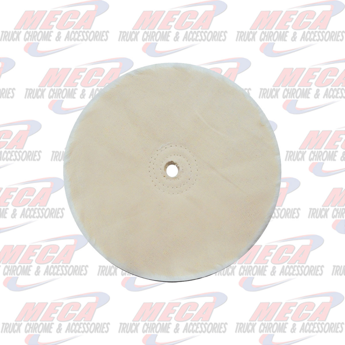 BUFFING WHEEL WHITE SOFT MUSLIM 6"