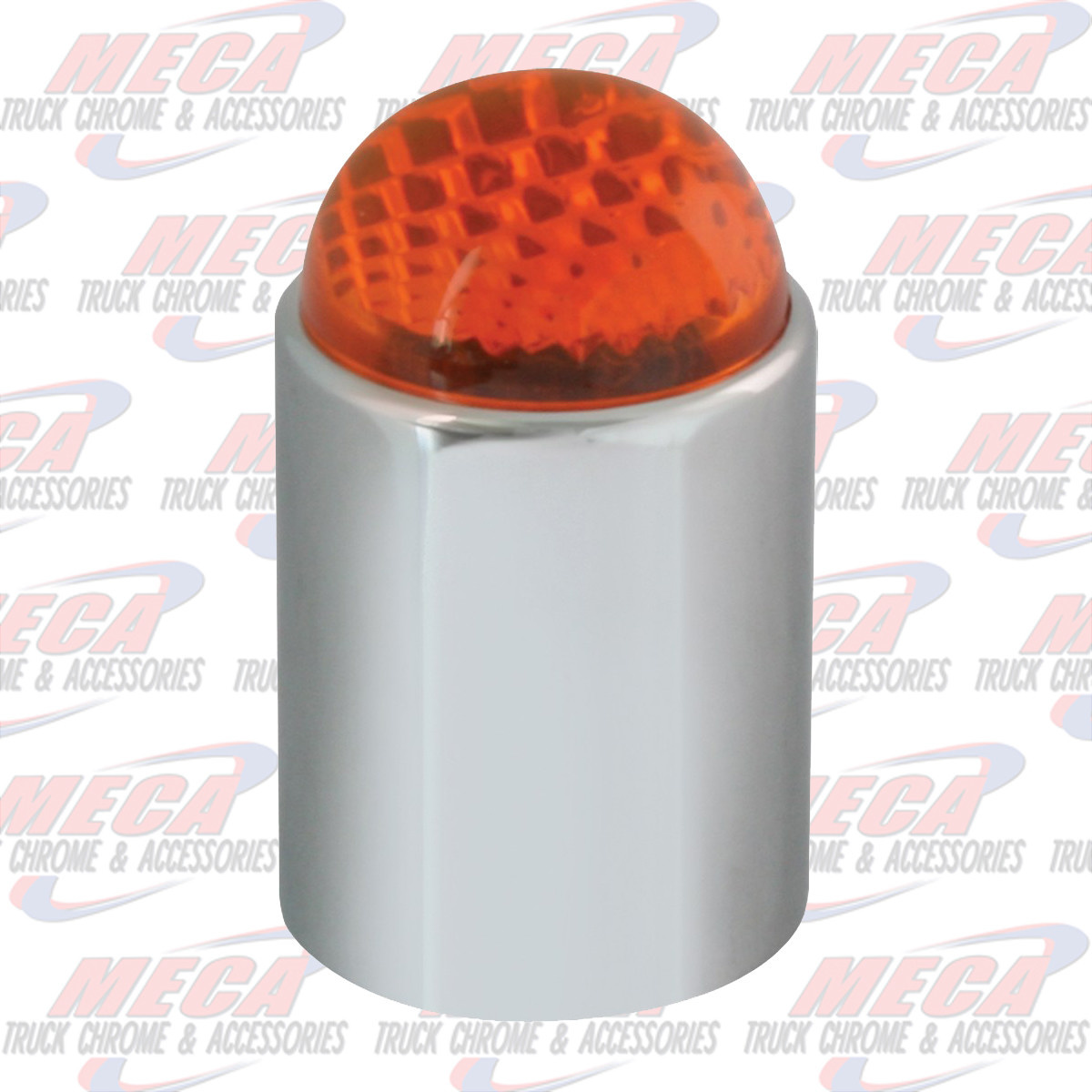 1" SS CAP & CLEAR FULL MOON LENS FOR BUMPER GUIDE