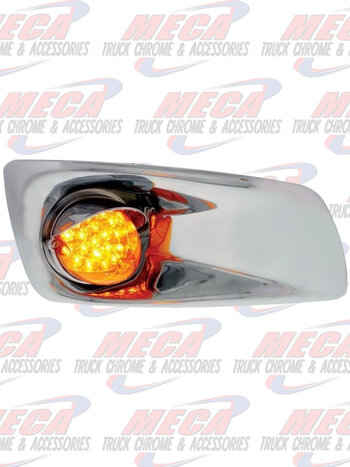 BUMPER LIGHT W/ CHR HOUSING & AMB LED KW T660 PSGR
