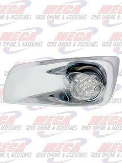 BUMPER LT W/ CHR HOUSING & CLR AMB LED KW T660 DVR