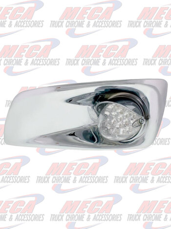 BUMPER LT W/ CHR HOUSING & CLR AMB LED KW T660 DVR