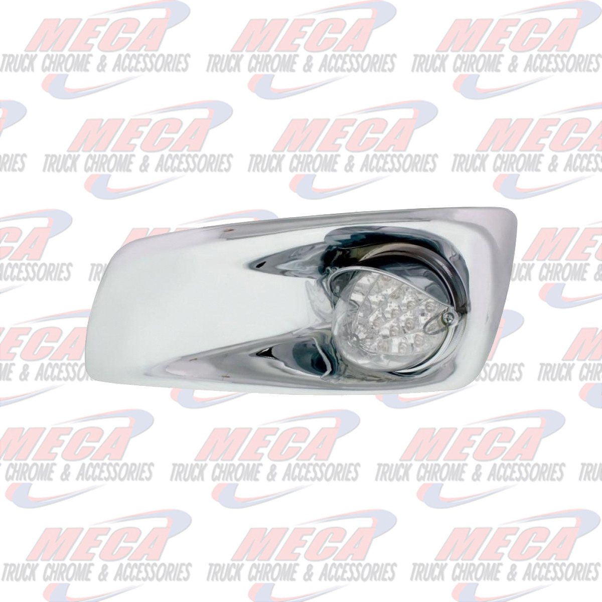 BUMPER LT W/ CHR HOUSING & CLR AMB LED KW T660 DVR