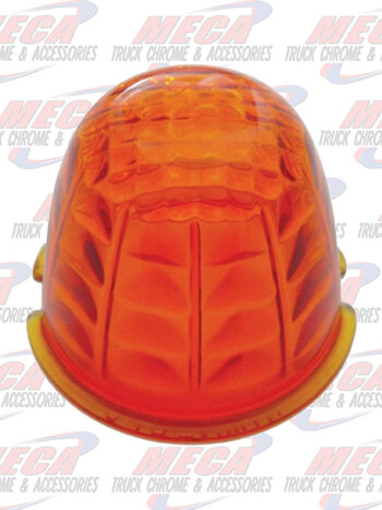 CAB/BUS DARK AMBER CRYSTAL LENS