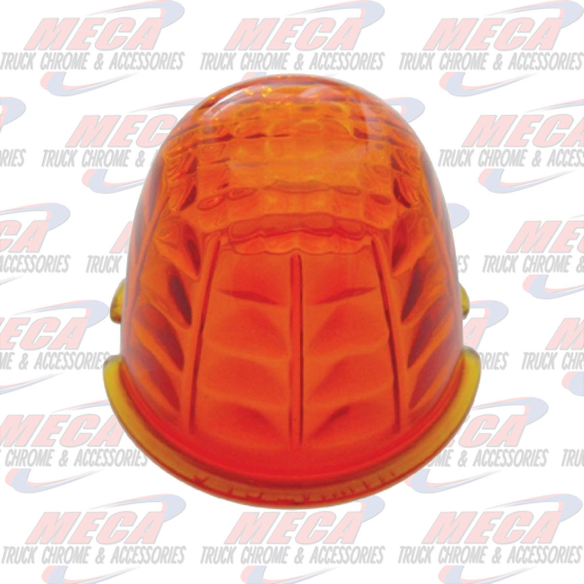 CAB/BUS DARK AMBER CRYSTAL LENS