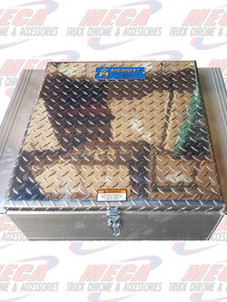 TOOL BOX BETWEEN FRAME DIAMOND PLATE DOOR