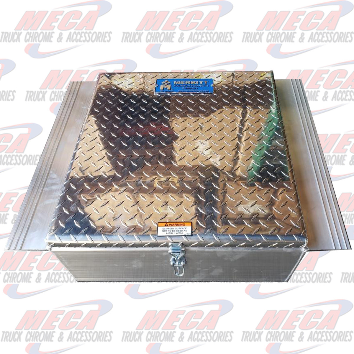 TOOL BOX BETWEEN FRAME DIAMOND PLATE DOOR