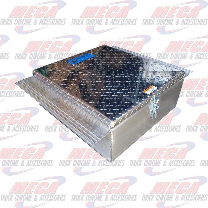 TOOL BOX BETWEEN FRAME DIAMOND PLATE DOOR