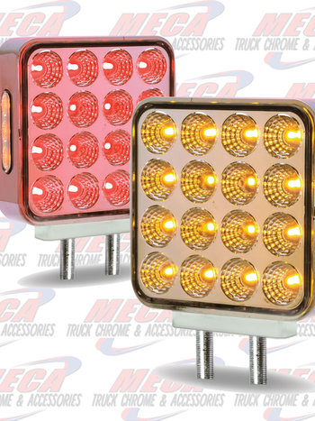 CLEAR AMBER / CLEAR RED TURN SIGNAL & MARKER LED D