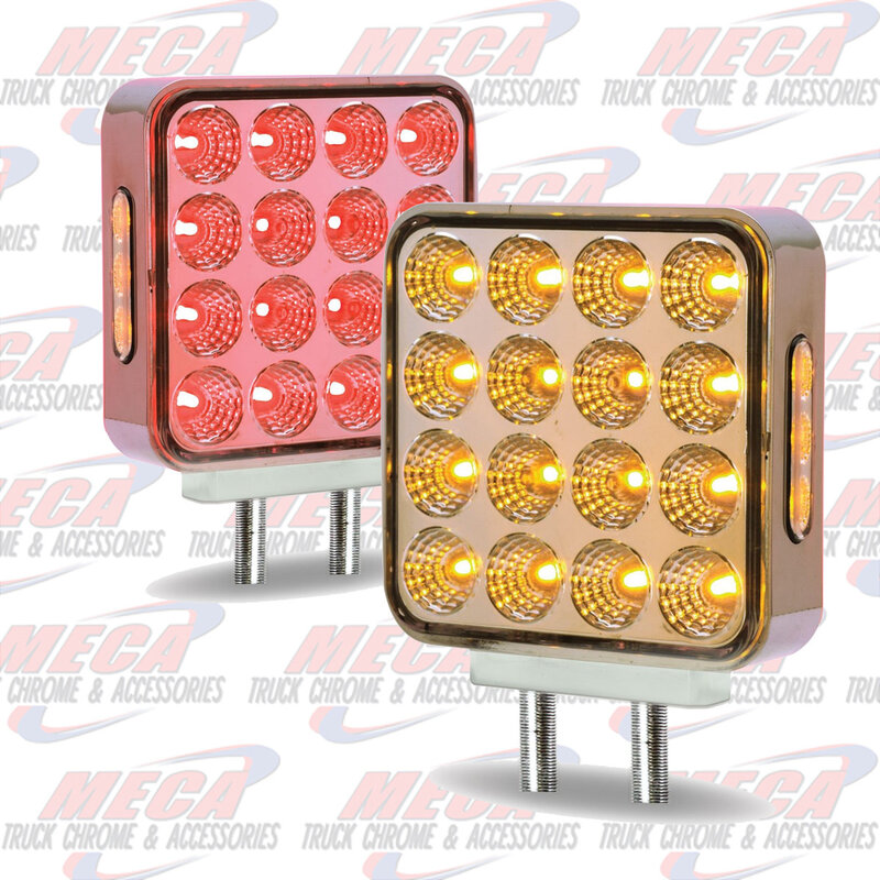 CLEAR AMBER / CLEAR RED TURN SIGNAL & MARKER LED D
