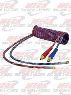 COILED AIR HOSE SET PASTED TOGETHER - MAGNUM 15'