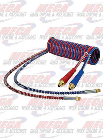 COILED AIR HOSE SET PASTED TOGETHER - MAGNUM 15'