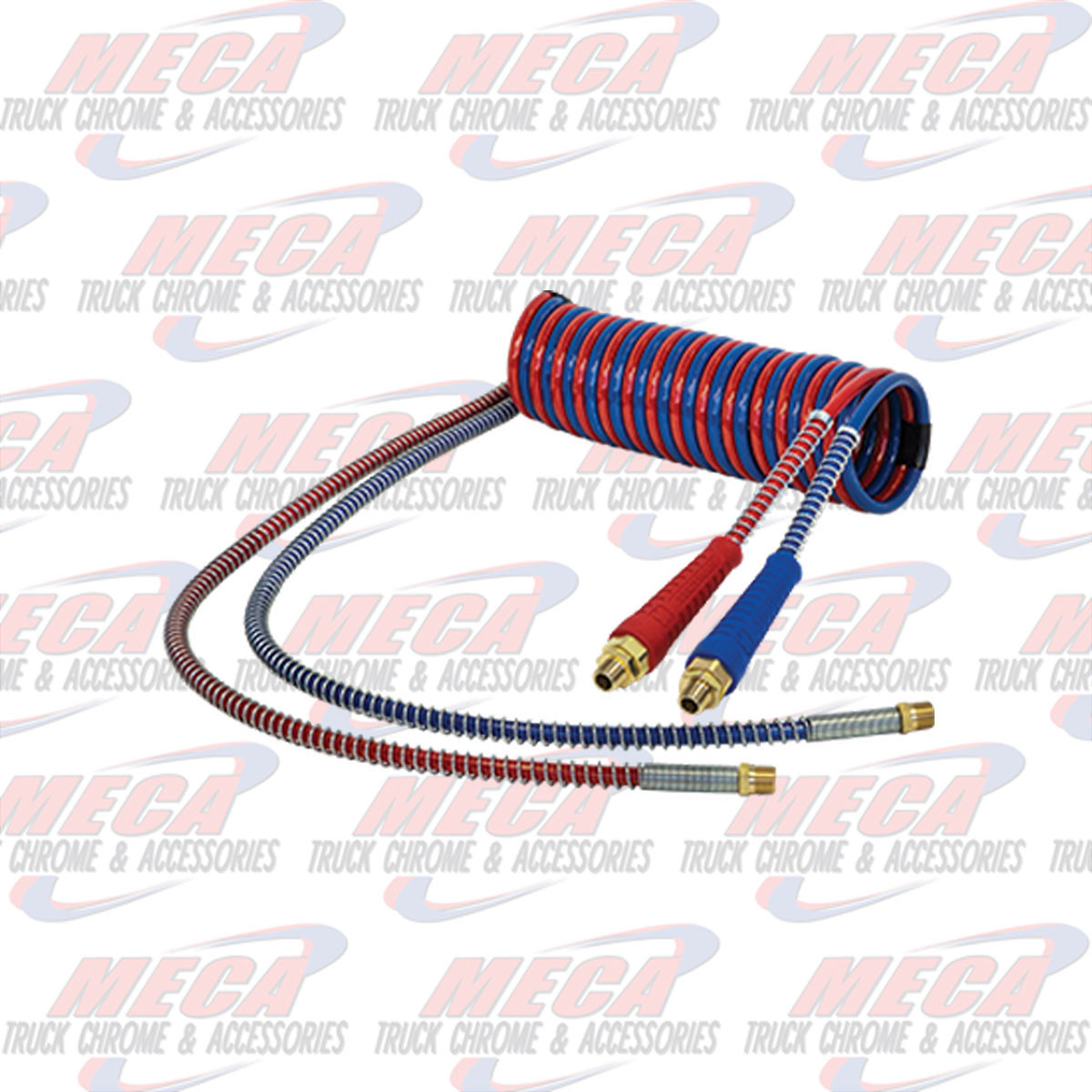 COILED AIR HOSE SET PASTED TOGETHER - MAGNUM 15'