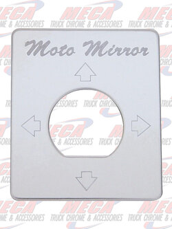 DASH PLATE MOTO MIRROR - UA