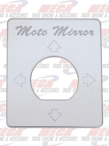 DASH PLATE MOTO MIRROR - UA