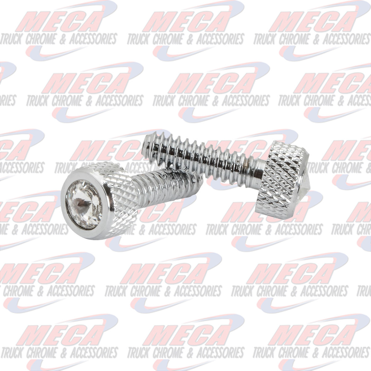 CR. DASH SCREW W/CLEAR CRYSTAL FOR PETE 2000 UP, SET=22PCS.