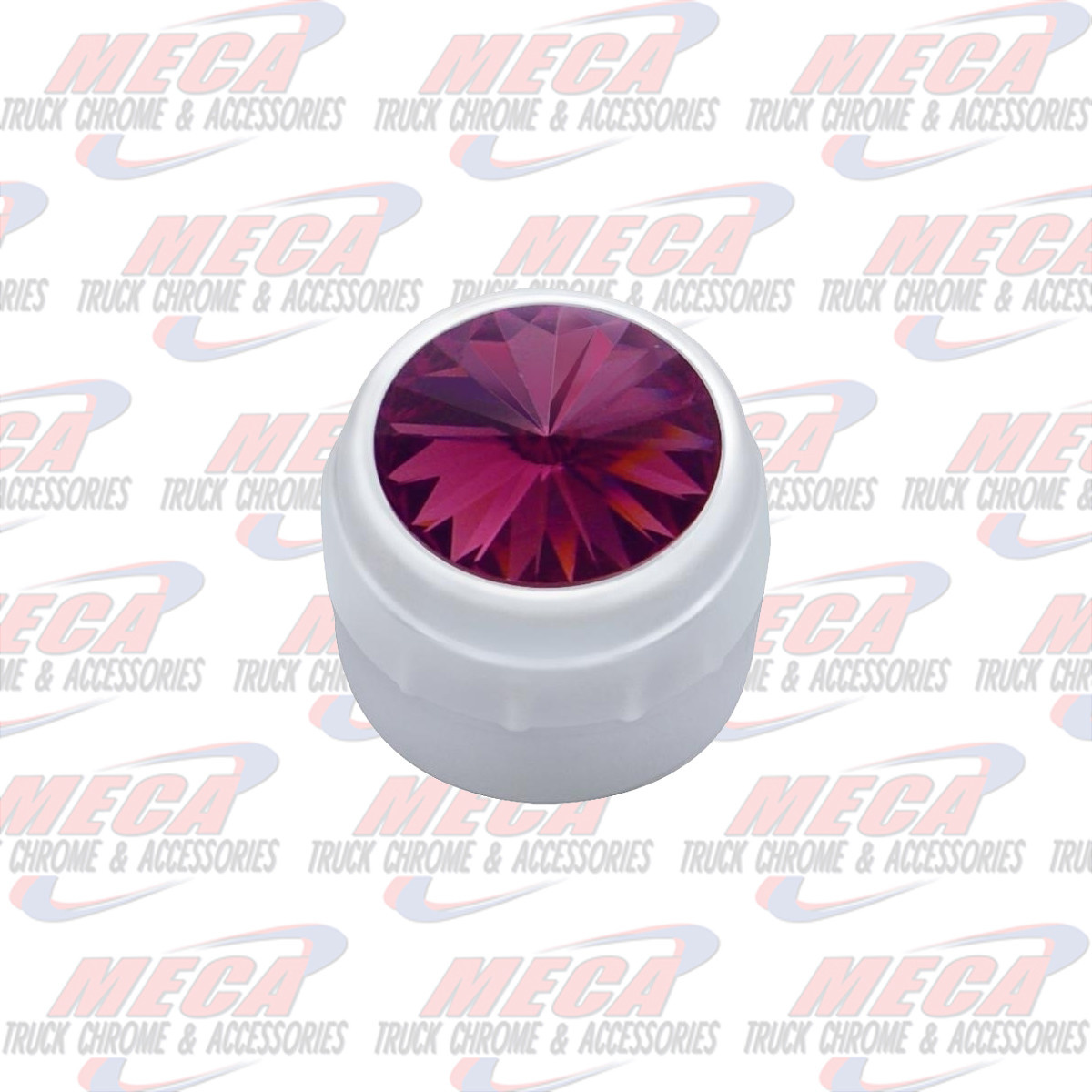 DELPHI RADIO KNOB CHROME PURPLE