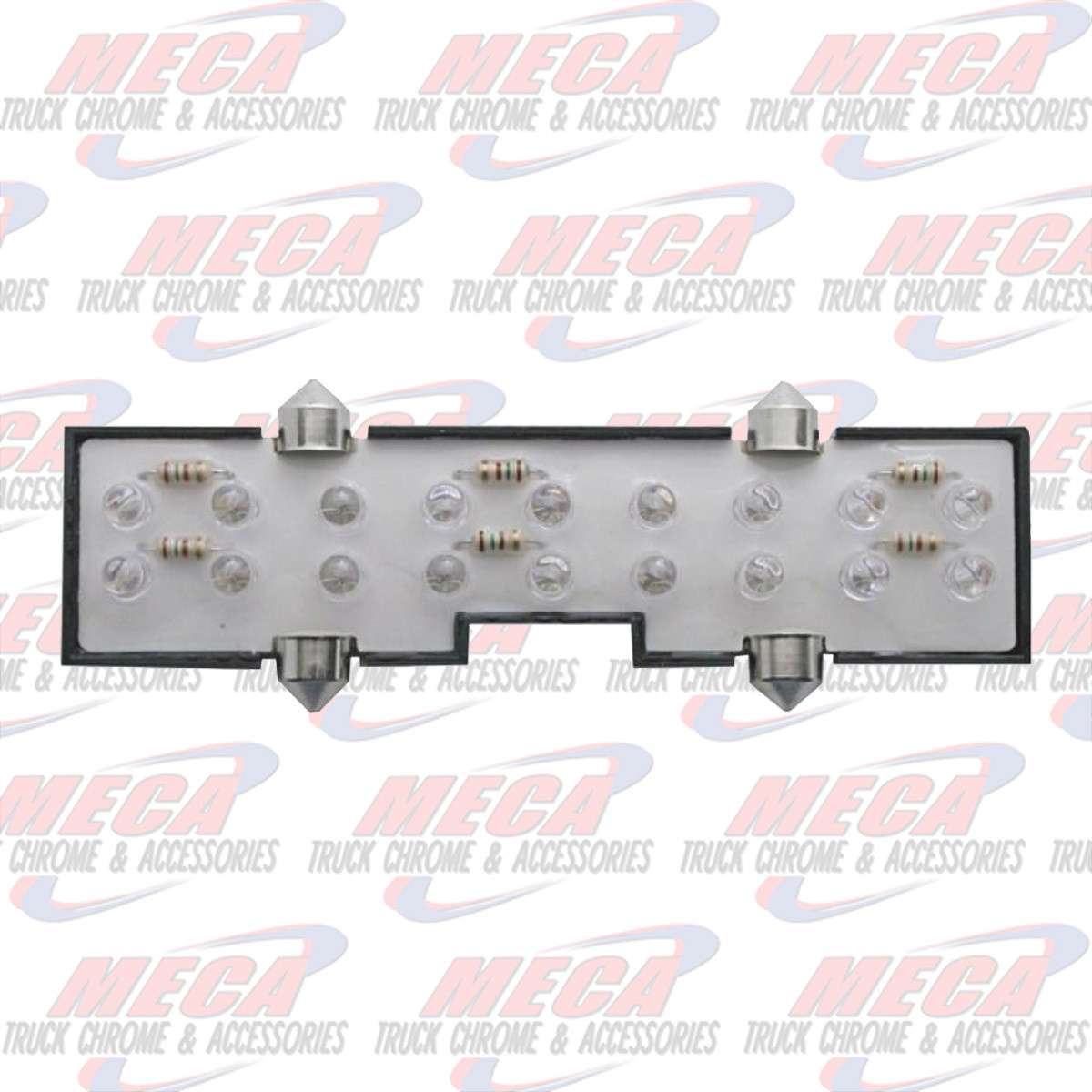 DOME LIGHT CENTER BULB 18 LED PB RED