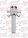 DOOR LOCK KNOB SKULL CHROME PR