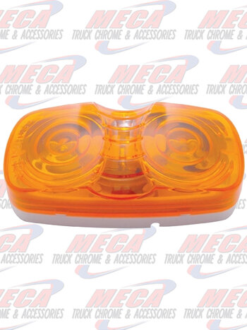 DOUBLE BULB TIGER EYE AMBER MARKER LIGHT