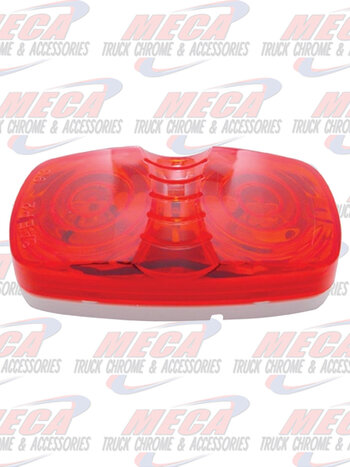 DOUBLE BULB TIGER EYE RED MARKER LIGHT