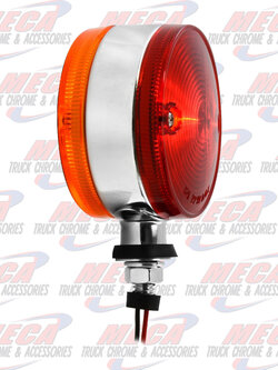 3" 2 FACE AMBER/RED MARKER LIGHT