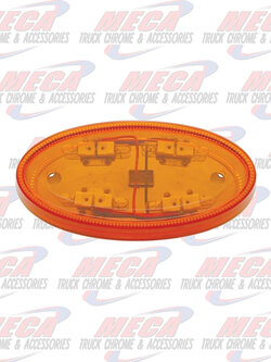 EMBLEM ACCENT PB LIGHTED AMBER EACH