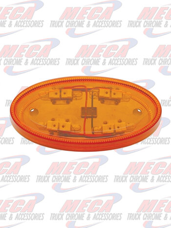 EMBLEM ACCENT PB LIGHTED AMBER EACH