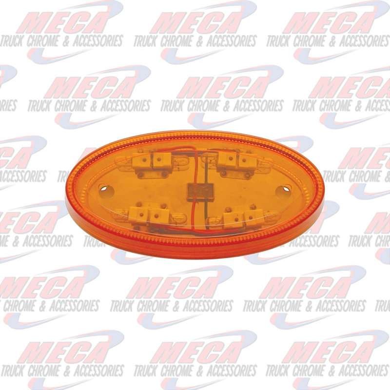 EMBLEM ACCENT PB LIGHTED AMBER EACH