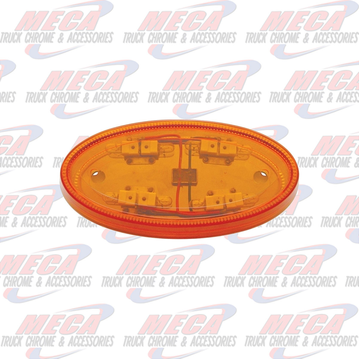 EMBLEM ACCENT PB LIGHTED AMBER EACH