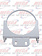 EXHAUST CLAMP CHROME 6" W/ HOLDING PLATE